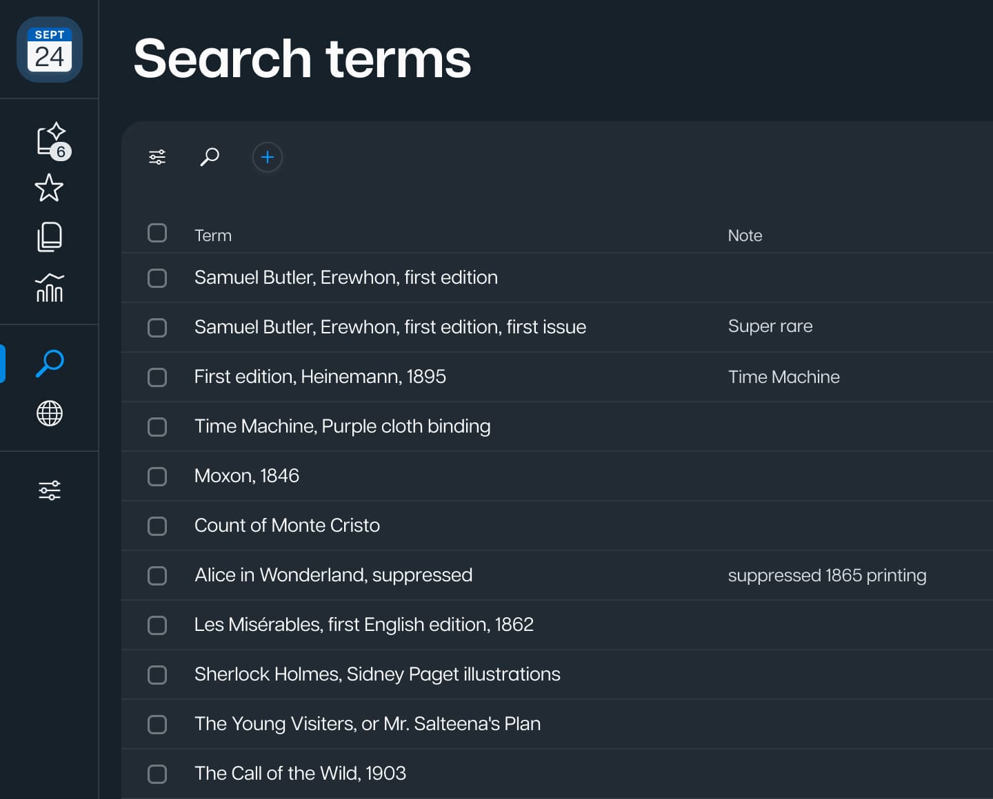 Dark mode