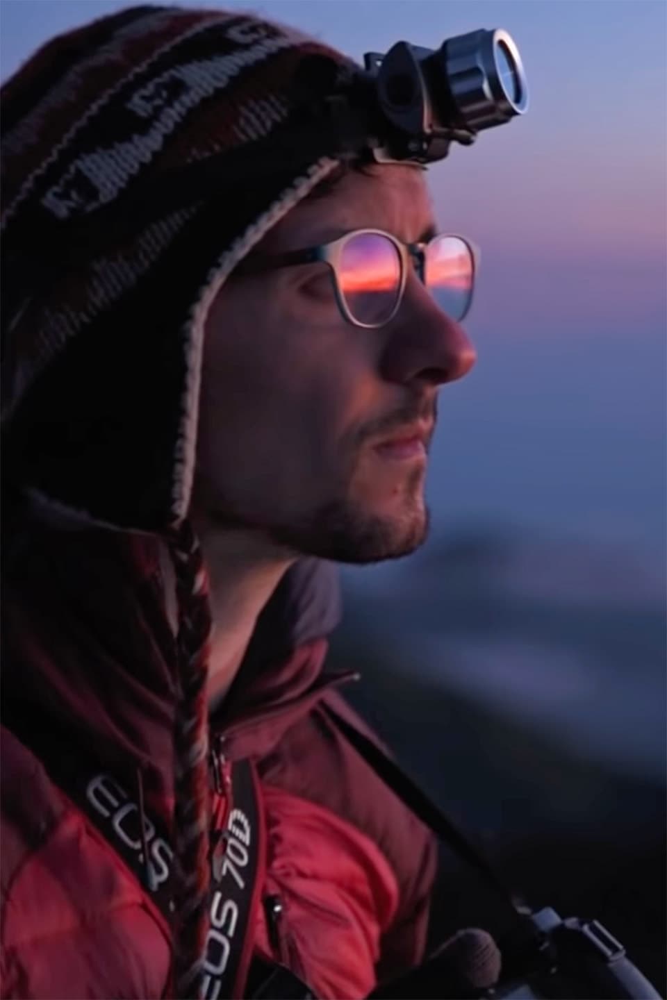 Joe hosting a YouTube video